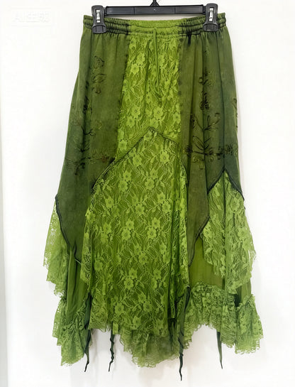 [The Wizard of Oz] "Green Sprite" Strappy Lace Skirt — Brand New Set(Final Sale / No Returns or Exchanges) · "Green Sprite" Skirt